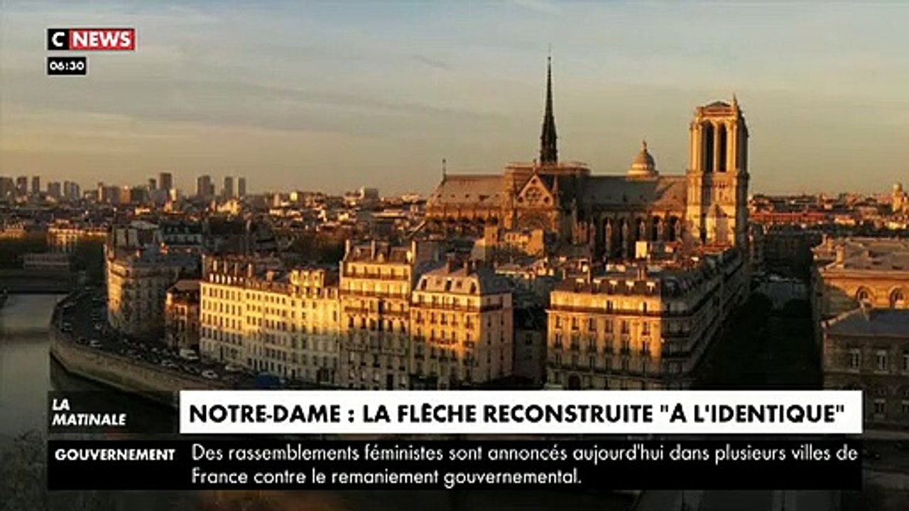 Notre-Dame de Paris : Emmanuel Macron a tranché et a donné son feu vert pour "reconstruire la flèche à l'identique" afin de mieux tenir les délais