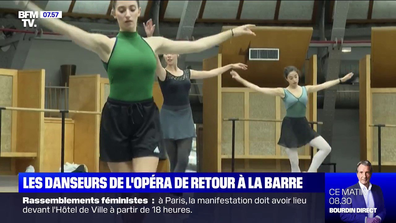 Les danseurs de l'Opéra de retour à la barre