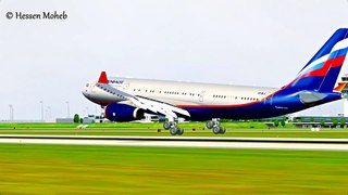 Aeroflot Airbus A330 Landing At Munich