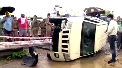 Vikas Dubey last moment captured on Aaj Tak camera
