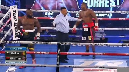 Poids Lourds : Takam a battu Forrest par décision unanime