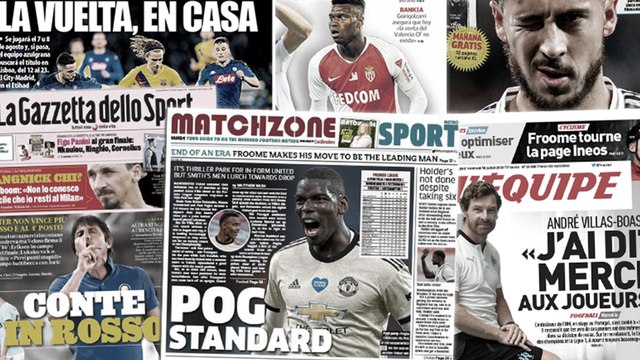 Paul Pogba régale l'Angleterre, Antonio Conte prend cher en Italie