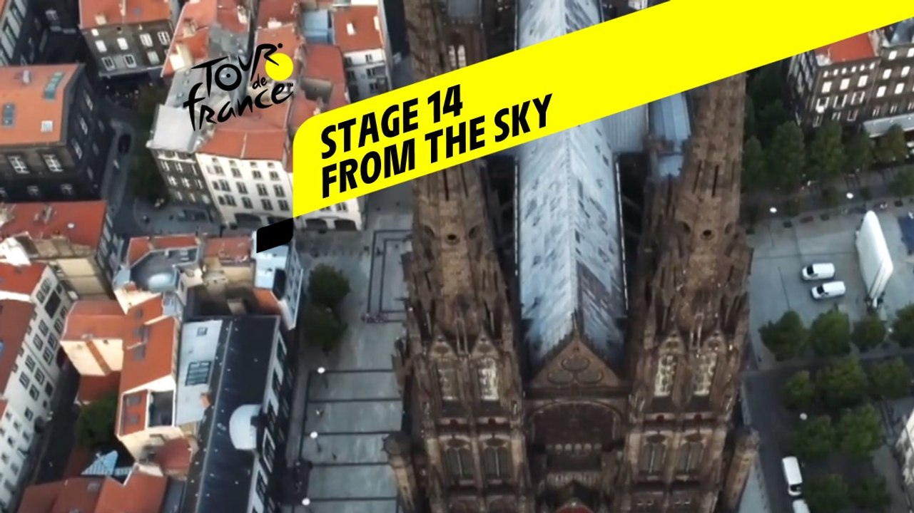 Tour de France 2020 - Étape 14 vue du ciel / Stage 14 from the sky : Clermont - Lyon