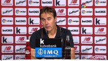 El Sevilla no afloja en su pelea por jugar la próxima edición de la 'Champions League', declaraciones de Julen Lopetegui