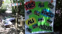 Annie Kinas élue de Martigues présente les camps d'été au jardin du Prieuré
