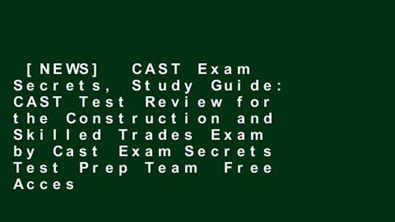 [NEWS] CAST Exam Secrets, Study Guide CAST Test Review for the