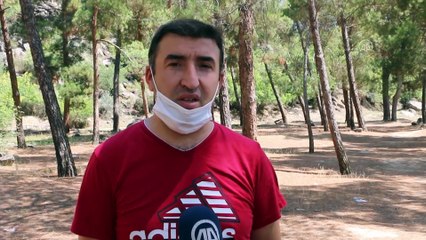 Doğaseverler, Yanık Ülke'de çöp topladı - MANİSA