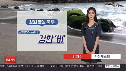 [날씨] 밤까지 영동 강한 비…주말 전국 흐림