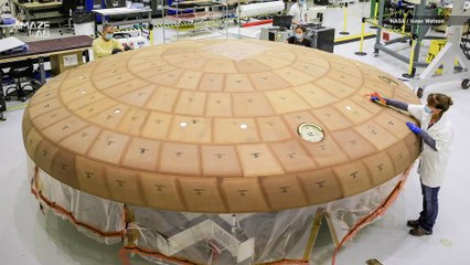 Скачать видео: NASA Hits Heat Shield Milestone For First Crewed Orion Mission