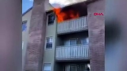 ABD'de 3. kattan düşen çocuğu eski futbolcu böyle kurtardı