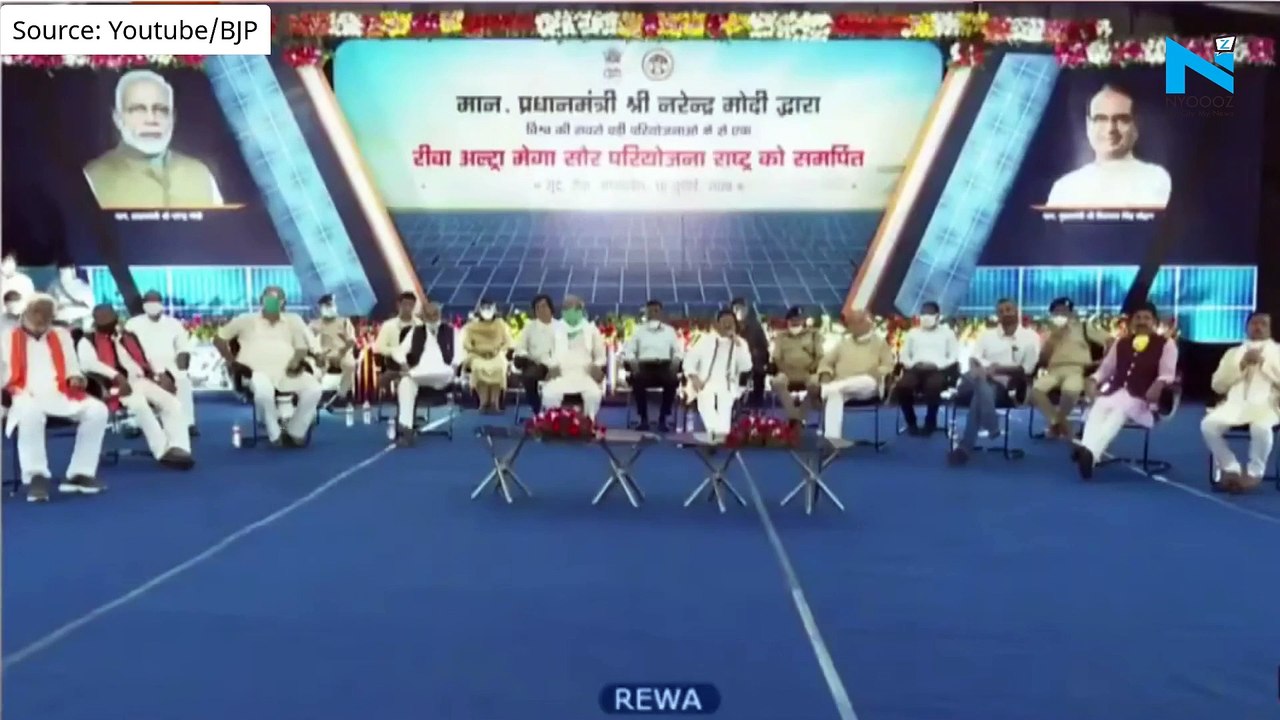 PM Modi inaugurates Asia’s largest solar plant in MP’s Rewa