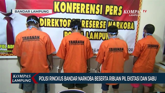 Polisi Ringkus Bandar Narkoba Beserta Ribuan Pil Ekstasi dan Sabu