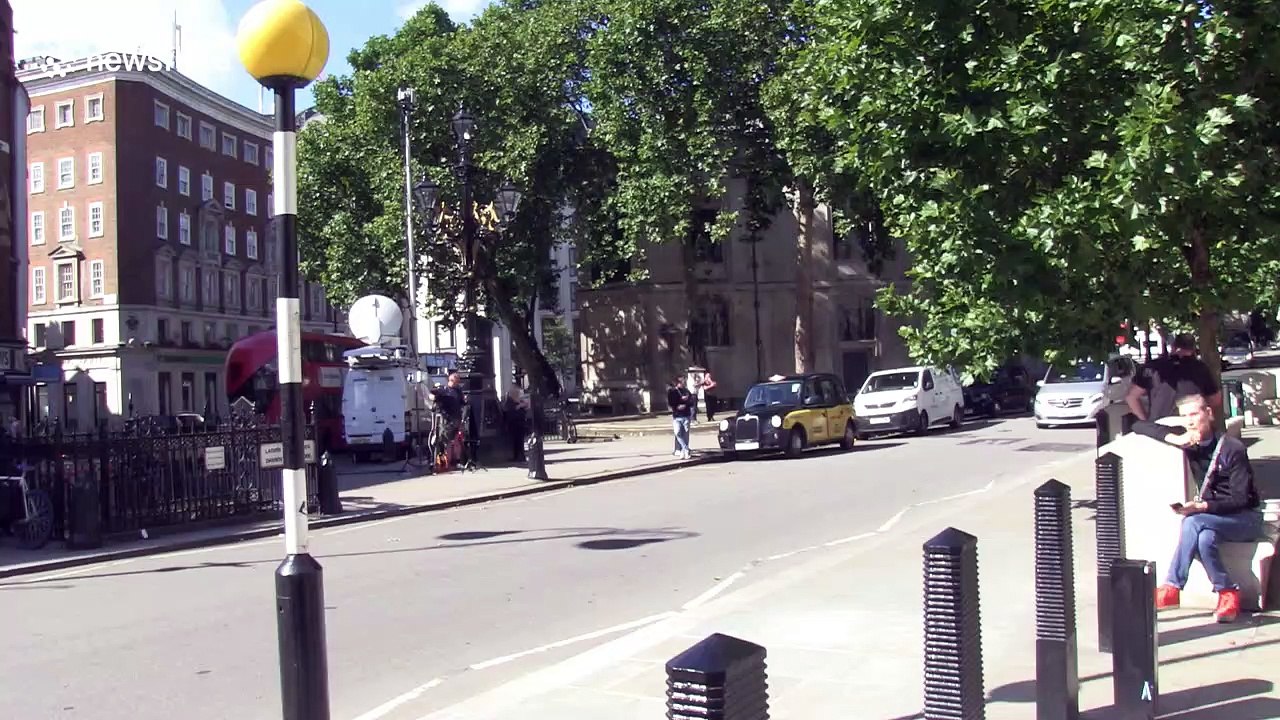Johnny Depp arrives at High Court in London for fourth day of libel trial against The Sun publisher