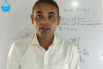 Radii ratio calculation for OV || Solid state || Chemistry