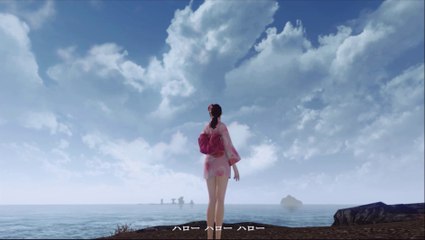 AAで「ハロー」(字) -