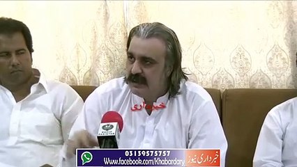 Wefaqi Wazir Ali Amin Gandapor Media se Baat Cheet kar Rahe hain.