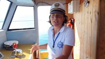 Kapitene Valentina/ Gruaja që drejton anijen turistike në bregdetin e Vlorës