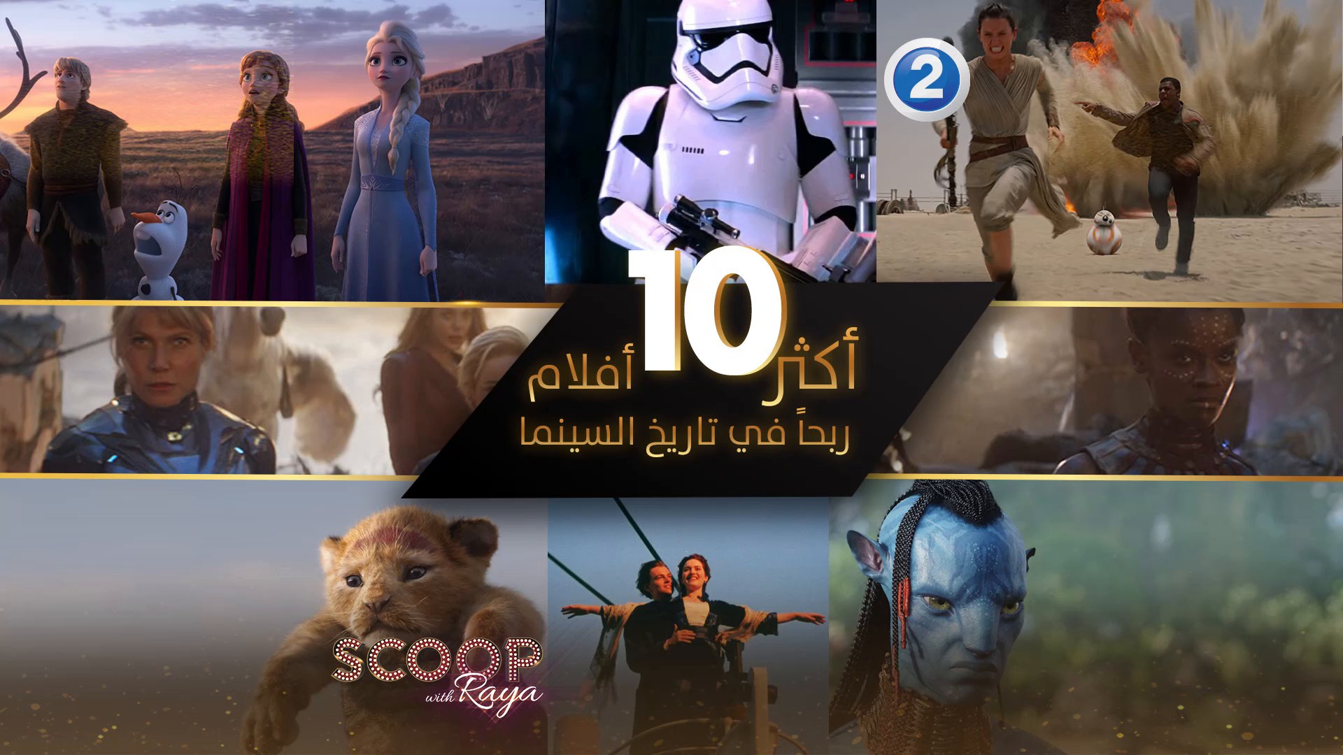 ⁣أكثر 10 أفلام ربحاً في تاريخ السينما