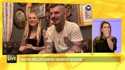 Çifti shqiptar i çmendur pas tatuazheve - Shqipëria Live, 25 Qershor 2020