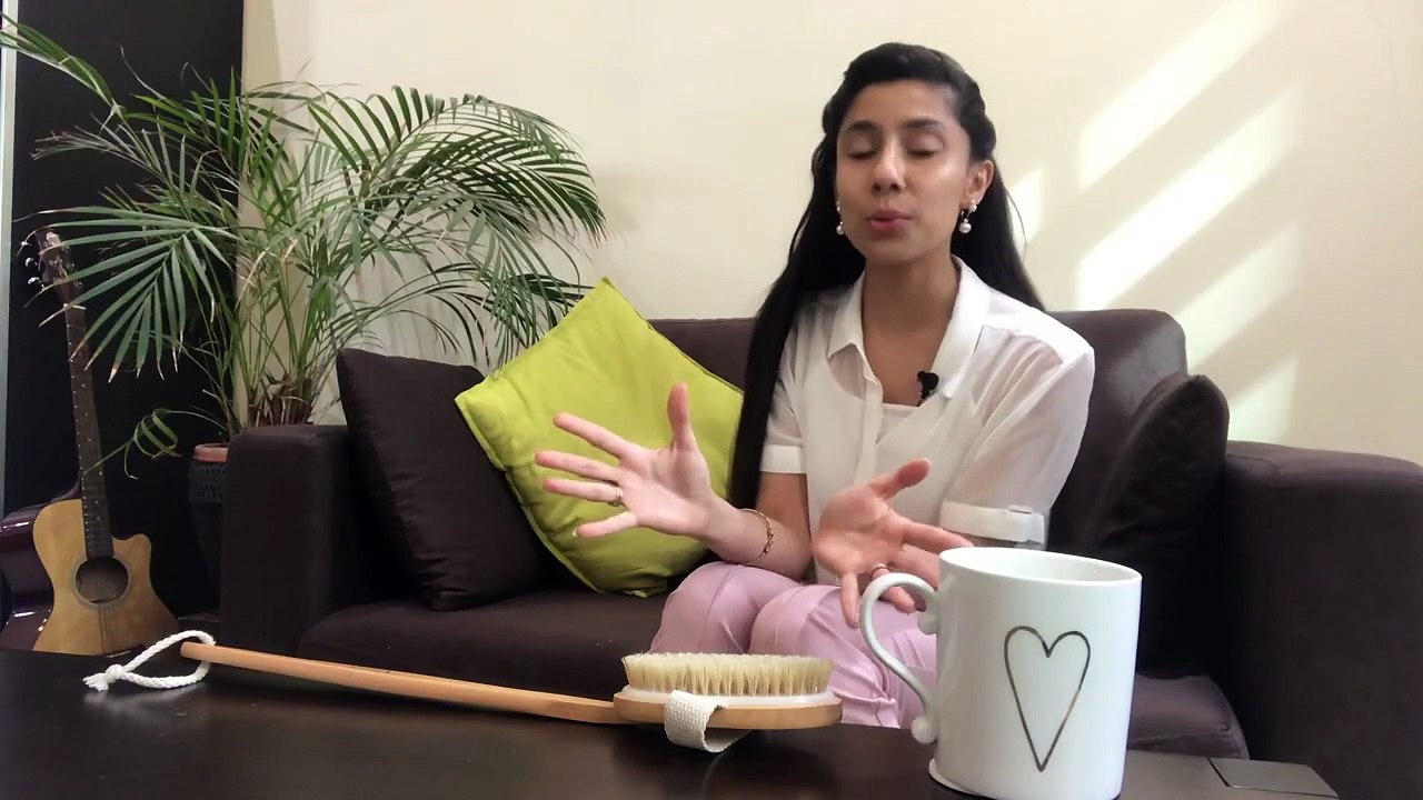 3rd and 4th Ayurvedic morning practices -warm water & dry brushing (Garshana)