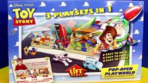 Disney Pixar Toy Story 3 playsets in 1 with Buzz lightyear Woody dinosaur rex hamm