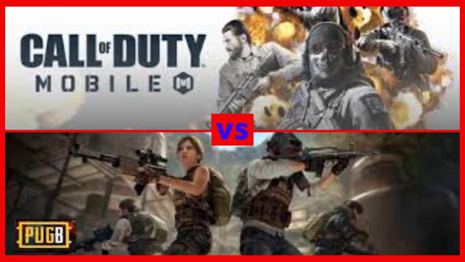 Call of Duty Mobile VS PUBG Mobile