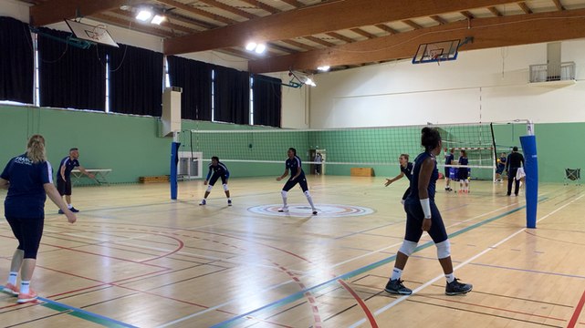 L’équipe de France féminine de volley-ball en stage