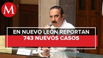 Acumula NL 555 muertes por covid-19, y 17 mil 408 casos