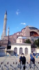 Tüyler diken diken! Ayasofya'da ezan okundu