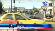 Moradores denuncian abandono de obra en el sur de Quito