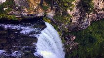 High Angle View Of Waterfalls