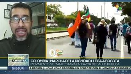 Colombia: arriba a Bogotá "La Marcha por la Dignidad"