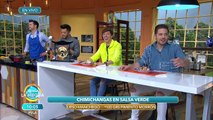 ¡Prepara unas ricas chimichangas en salsa verde! ¡El Chino te enseña! | Venga La Alegría