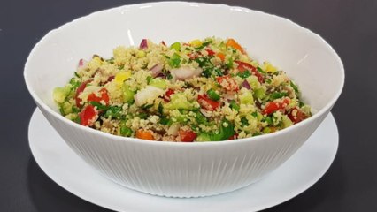 Sallatë me kus kus nga zonja Vjollca