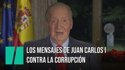 Las menciones de Juan Carlos I contra la corrupción