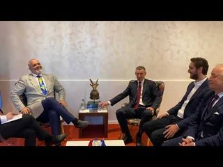 Report TV -Rama në Prishtinë, pritet në takim nga Kadri Veseli