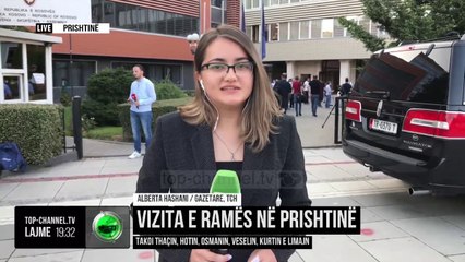 Скачать видео: Vizita e Ramës në Prishtinë/ Takoi Thacin, Hotin, Osmanin, Veselin, Kurtin e Limajn