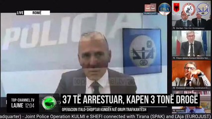 Download Video: 37 të arrestuar, kapen 3 tonë drogë/ Operacion italo-shqiptar kundër një grupi trafikantësh