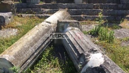 Tre muaj pas dëmtimit nis puna për restaurimin e kolonave të monumentit të Nimfeut në Apoloni