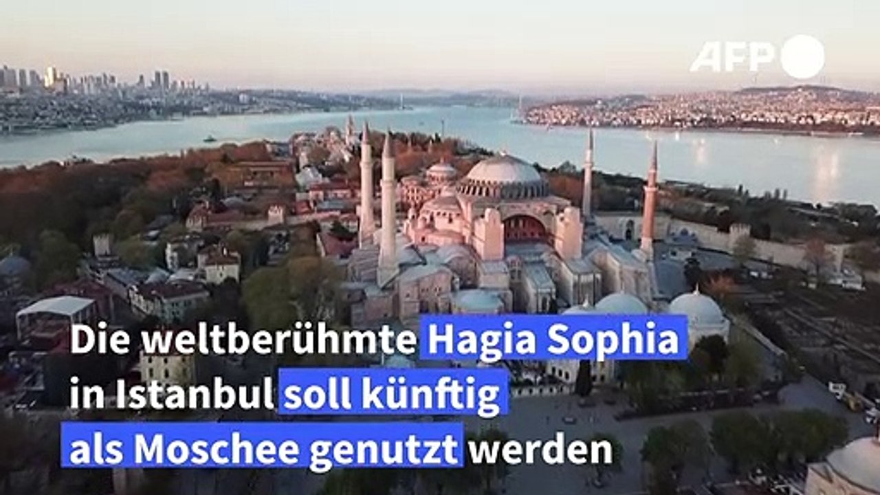 Hagia Sophia in Istanbul wird zur Moschee