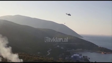 Helikopteri ne aksion per fikjen e zjarrit ne Pashaliman