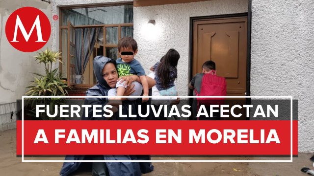 En Morelia, reportan caída de árboles y casas inundadas en 30 colonias por fuertes lluvias