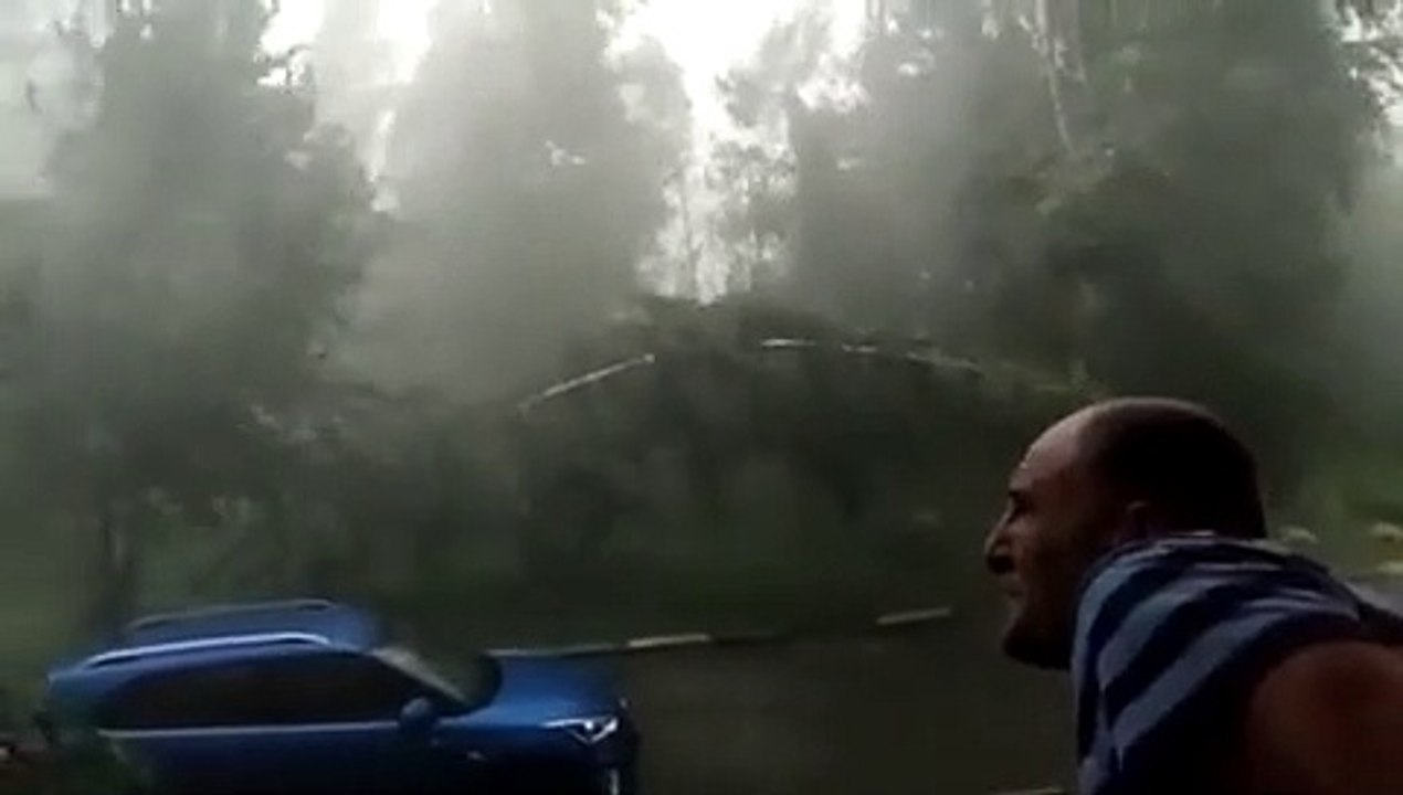 Un vent très violent en Russie