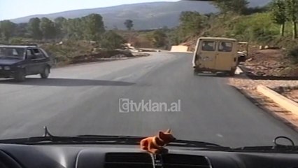 Ndertimi i rruges Prrenjas-Librazhd me ritme te avashta (6 korrik 2000)