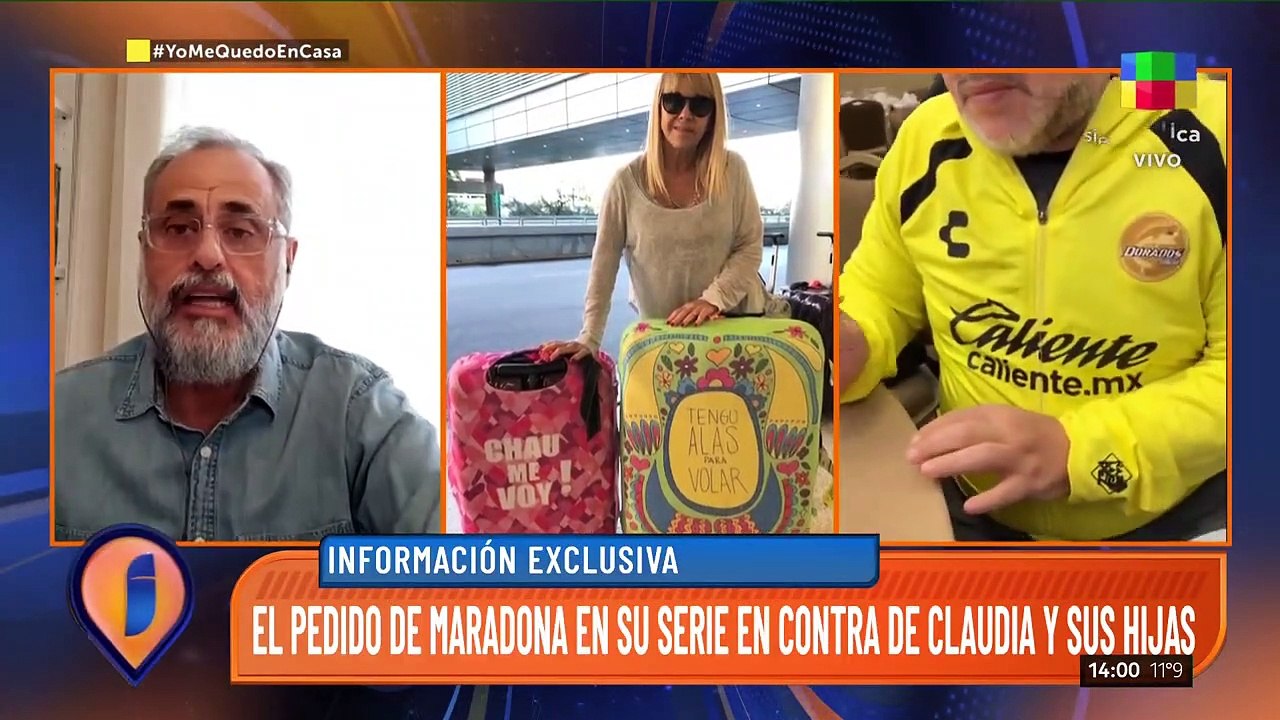 Claudia Villafañe llevó a la justicia a la serie de Diego Maradona