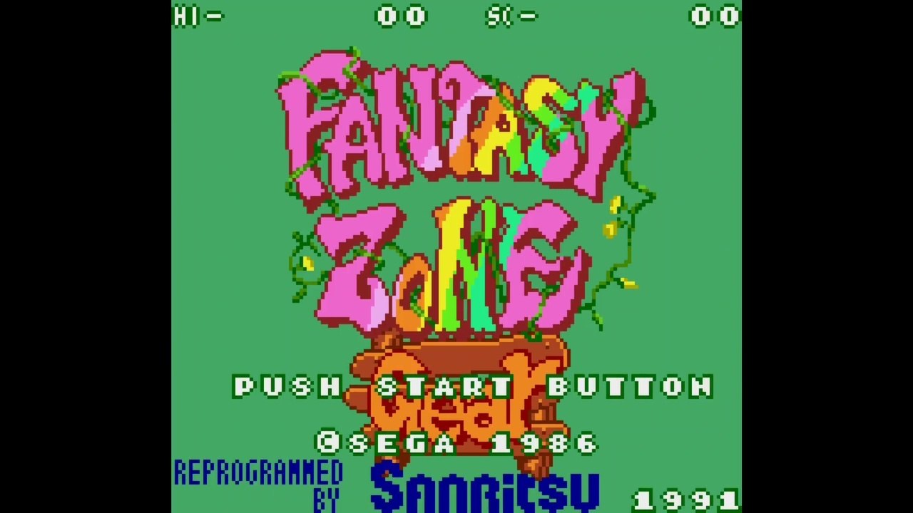 [Longplay] Fantasy Zone (Gear) - Sega Game Gear (1080p 60fps)