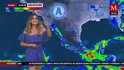 El clima para hoy 10 de julio, Pamela Longoria
