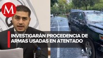 FGR investiga con EU procedencia de las armas utilizadas en atentado contra García Harfuch
