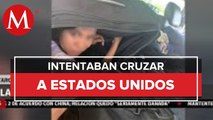 Hallan ilegales dentro de maleta en Nuevo Laredo; intentaban cruzar a EU