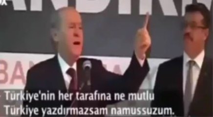 Devlet Bahçeli’nin o sözleri akıllara geldi